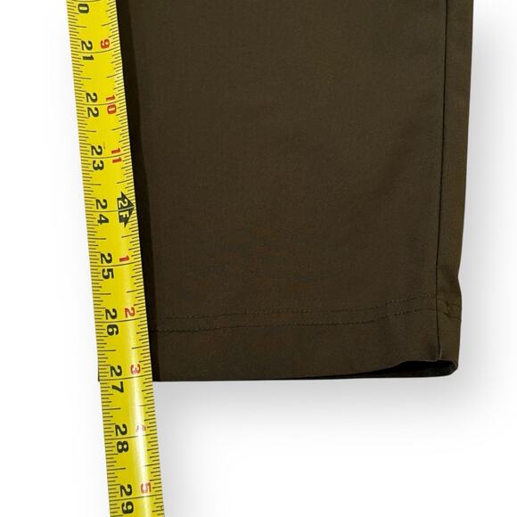 Lululemon ABC Pants Mens 32x27 Army Green Slim-Fit 5 Pocket Pant Warpstreme Golf - Picture 10 of 10